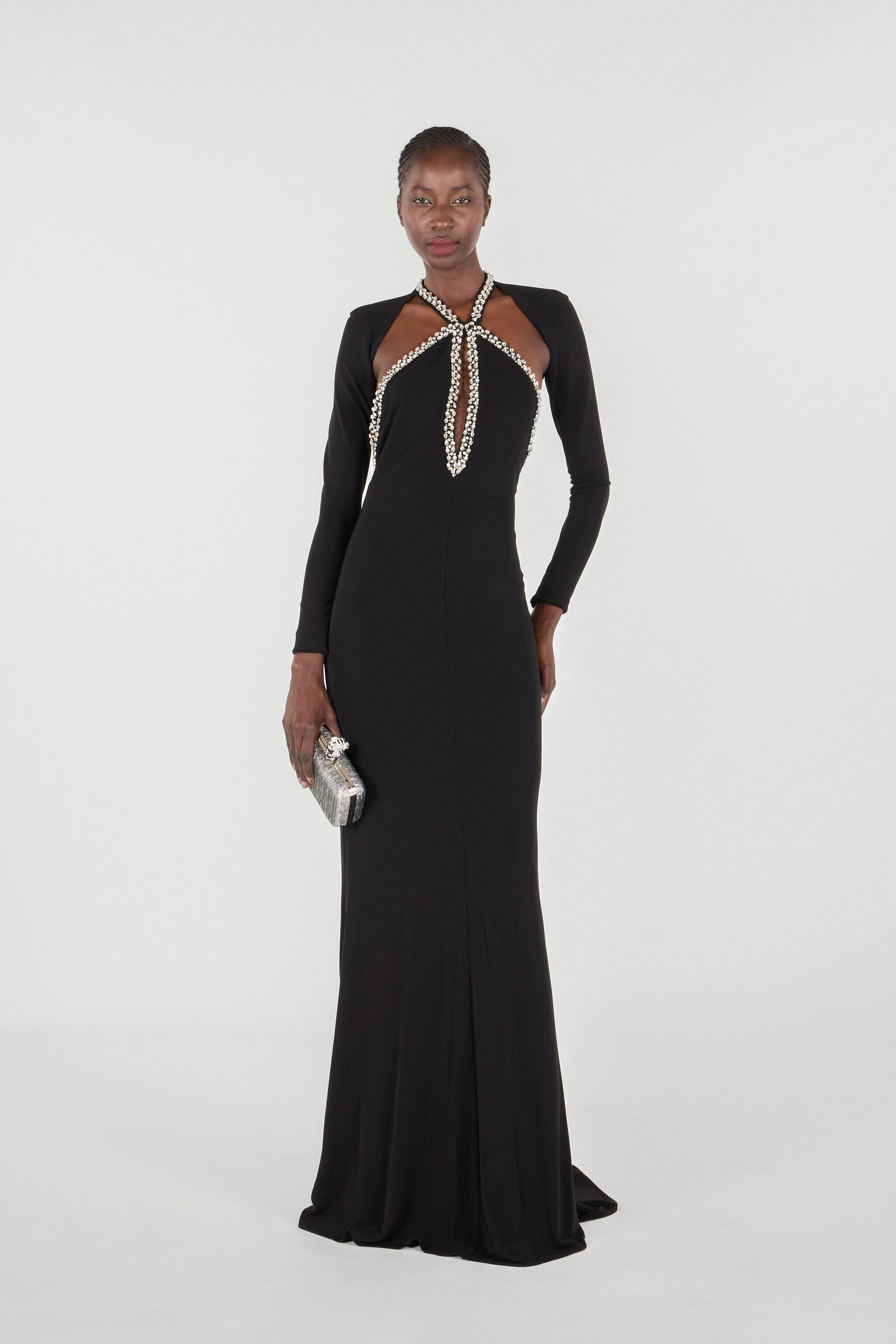 RC Long dress with crystals RC Long dress with crystals Black UKR124-JE034