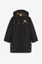 JU RC Monogram Padded Coat Black RJT409-SB001