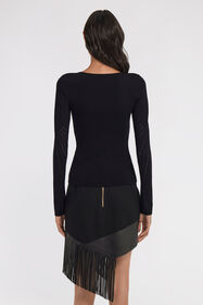 RC Long sleeve knit with Fang Negro TKM610-MI009