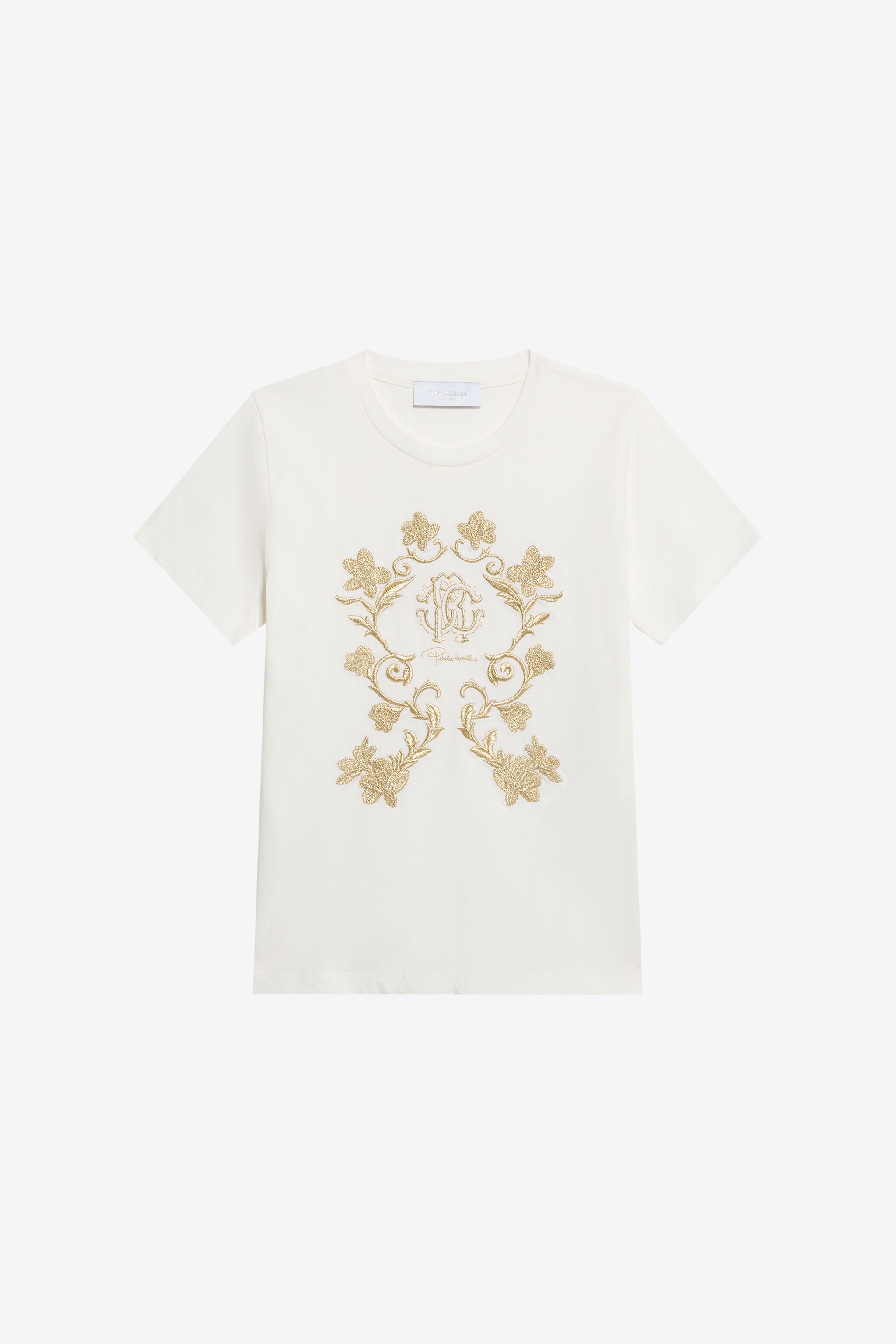 JU T-shirt Bianca In Cotone JU T-shirt Bianca In Cotone MILKY WHITE TJT66V-JD001