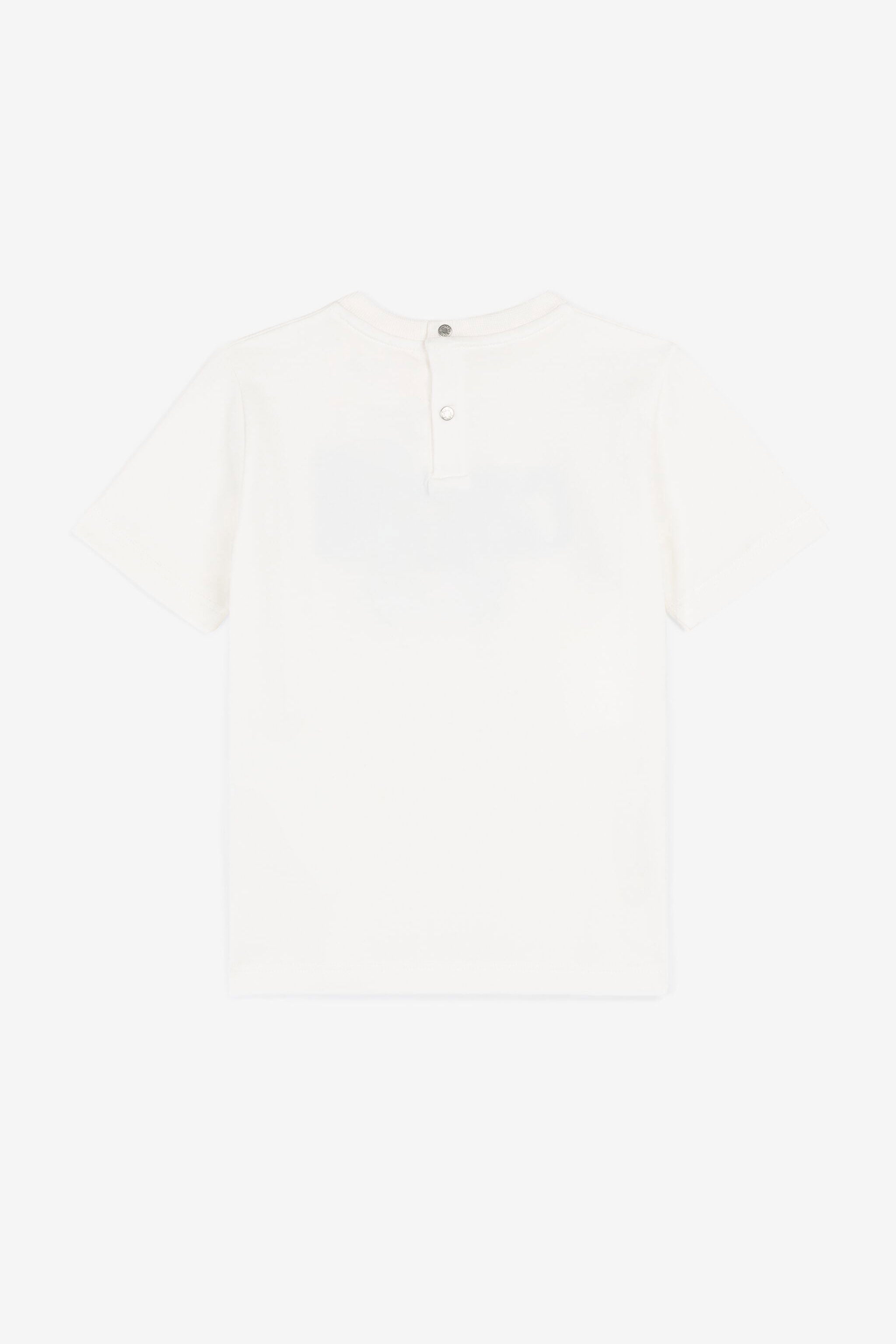 JU Logo-Embroidered T-Shirt JU Logo-Embroidered T-Shirt MILKY WHITE OJT674-ISA2J