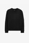 RC Embroidered flag crew neck sweatshirt RC Embroidered flag crew neck sweatshirt BLACK QRT68G-CF050