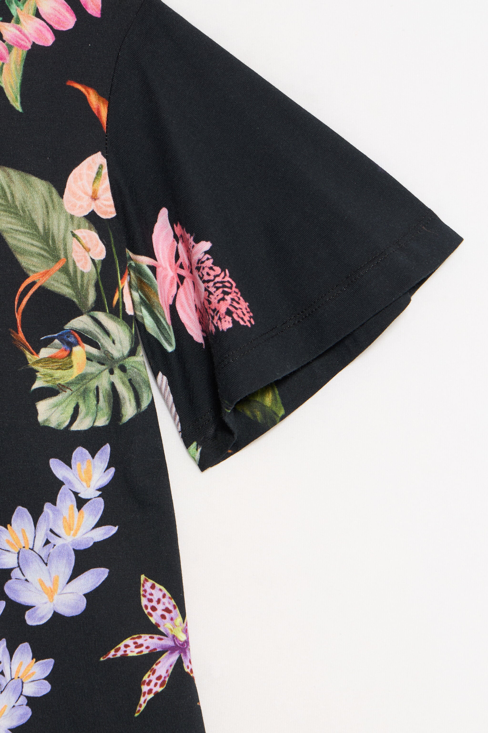 JU Cotton floral dress JU Cotton floral dress BLACK VJT10H-JFP32
