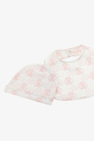 JU Conjunto con monograma RC Rosa TJT810-JD001