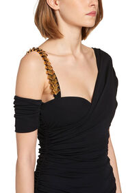 RC One-Shoulder Mini Dress Nero JQT195-JJ035