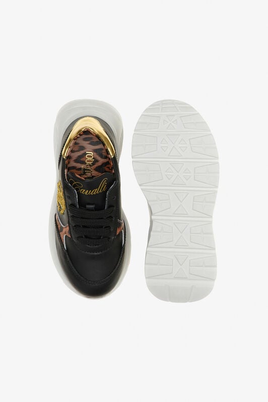 JU Sneaker JU Sneaker Black/Gold RJS01U-PZJ10