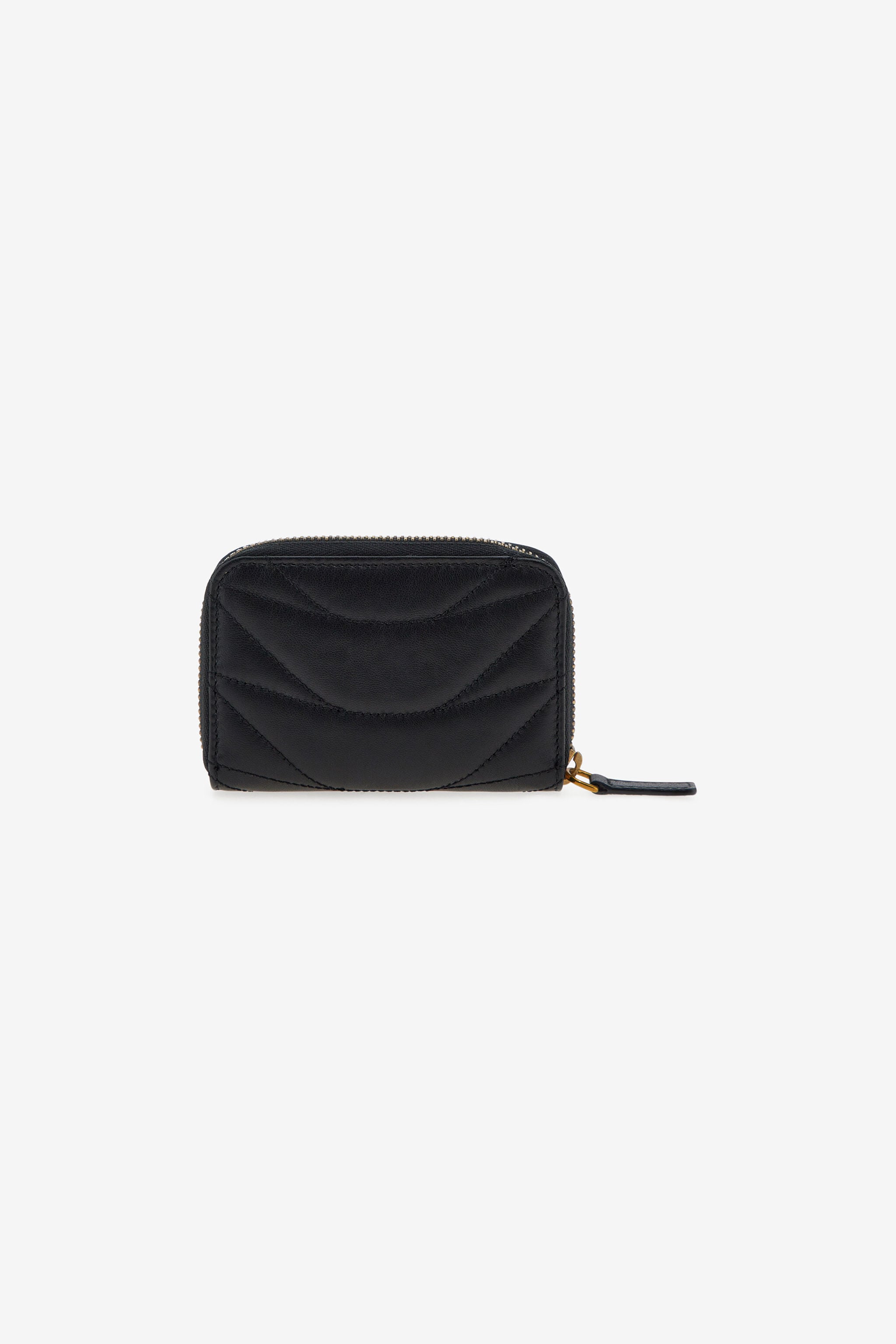 RC Small wallet with Monogram RC and zip Black SKA003-PN462