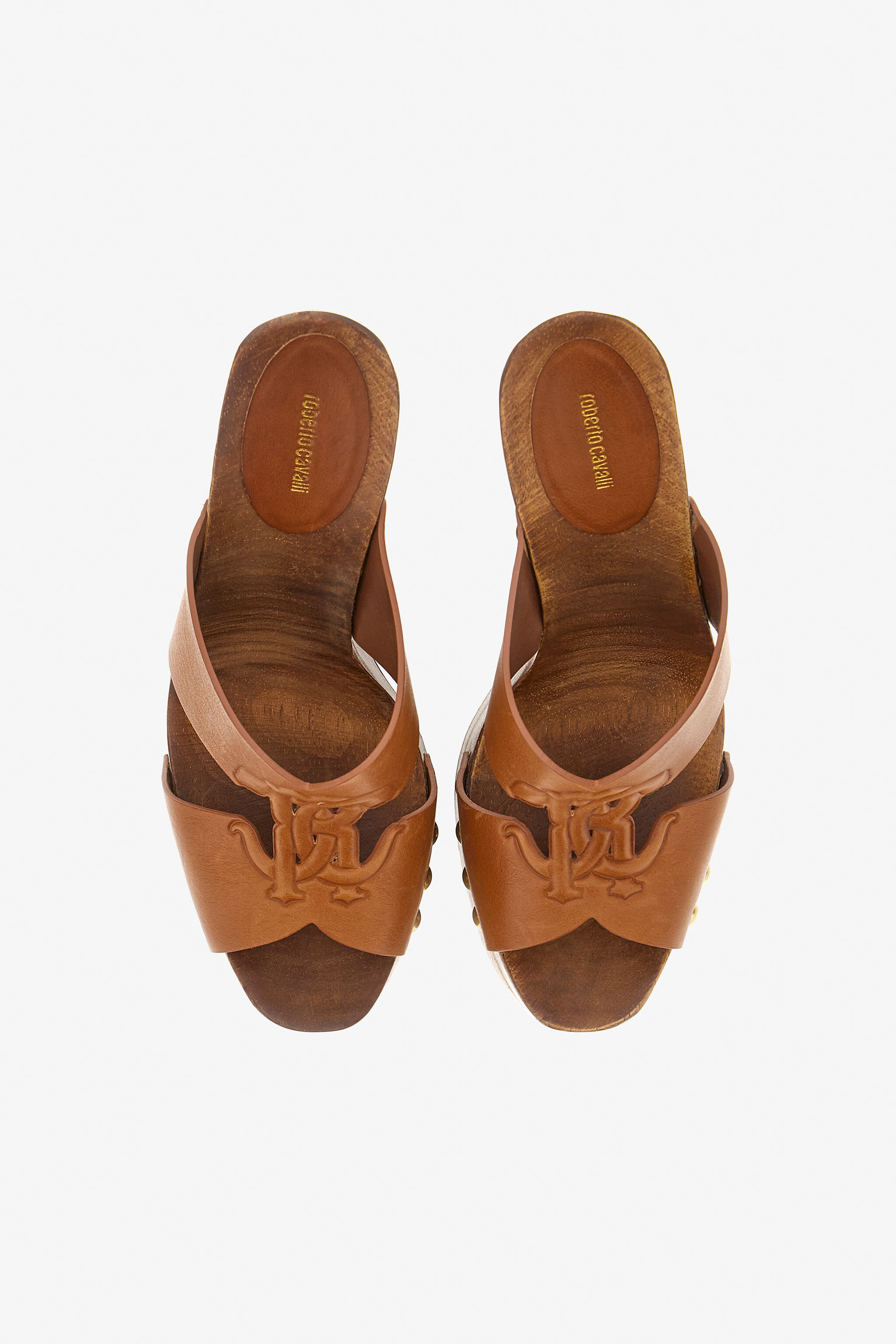 RC RC Monogram sandals RC RC Monogram sandals Brown SWS005-PZ899