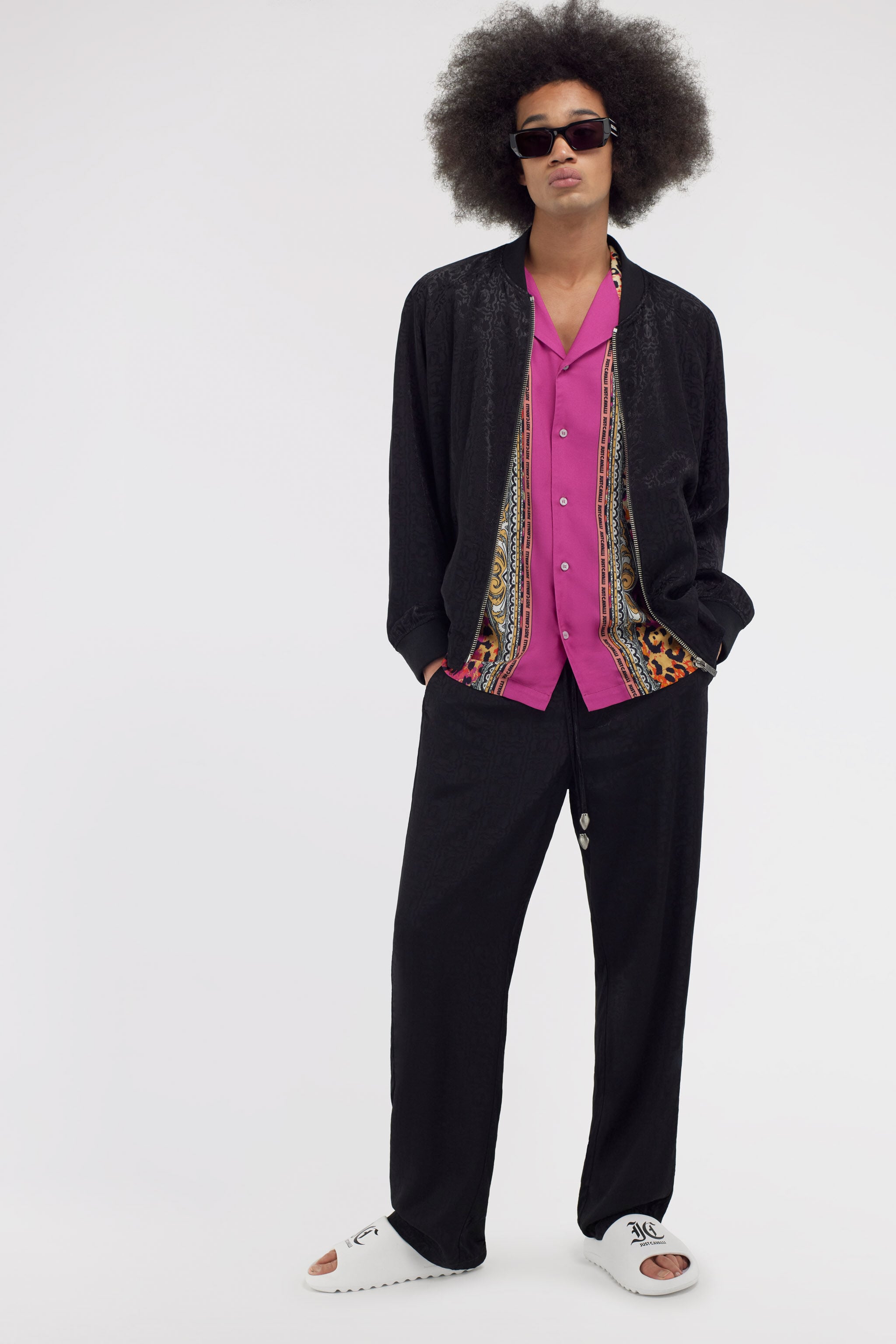 JC Just Cavalli trousers JC Just Cavalli trousers Black SFT175-SF075