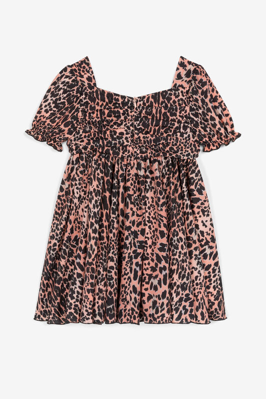 JU Leopard-Print Dress JU Leopard-Print Dress Pink OJT128-RJ010