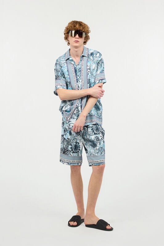 JC Sports Shorts With All-Over Print JC Sports Shorts With All-Over Print Light blue UFT010-UF030