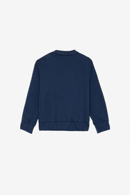 JU Sweat-Shirt Avec Monogramme Et Logo Bleu foncé UJT670-CF050