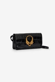 RC Roar Mini bag in Leather BLACK WKA002-PZ975