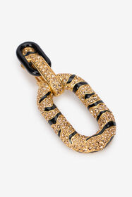 RC Orecchini Pendenti Dorati Con Tiger Skin Oro VKG011-AM011