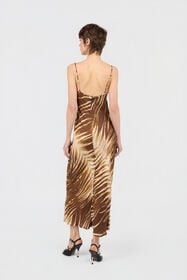JC Natural Barb Print Dress SABBIA WFT311-WF709