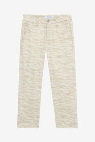JU Hose Mit Print Tiger Skin Elfenbein UJT20G-6SO44