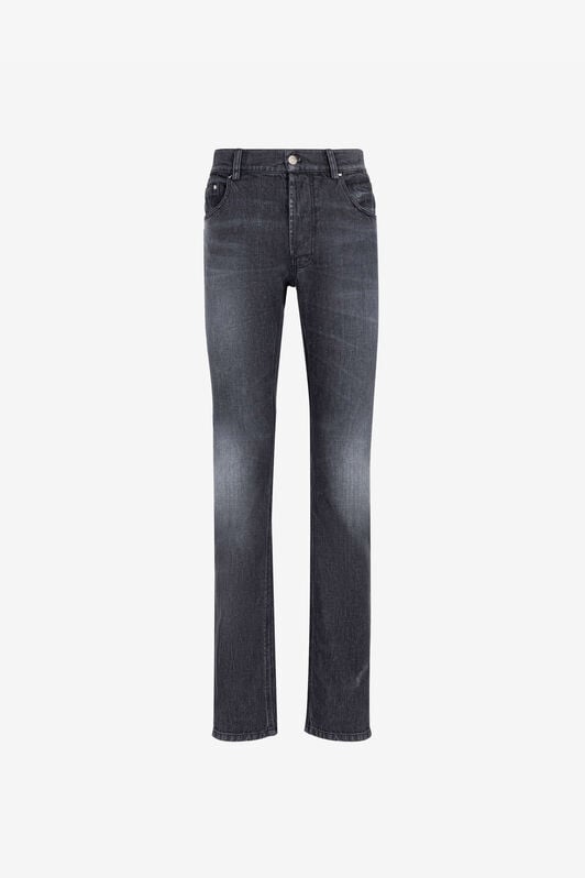 RC Jeans slim con Monogram Mirror Snake Nero RRJ251-DS003