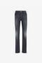 RC Mirror Snake-Embroidered Slim-Fit Jeans RC Mirror Snake-Embroidered Slim-Fit Jeans Black RRJ251-DS003