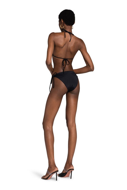 RC Schwarzer Bikini mit Logo Monogram RC RC Schwarzer Bikini mit Logo Monogram RC Schwarz KSW01Z-LL002