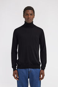 RC Rollkragenpullover Schwarz SRM621-MA006