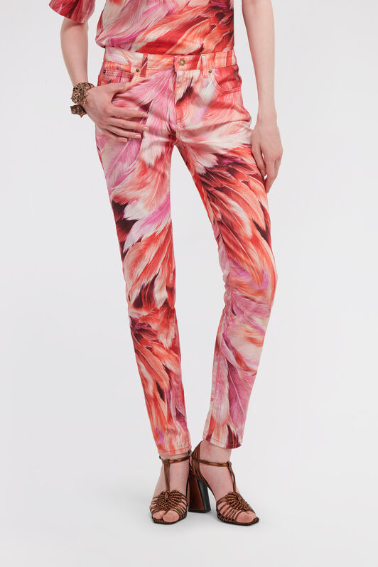 RC Plumange Print Jeans Fuchsia SWJ232-DAL71