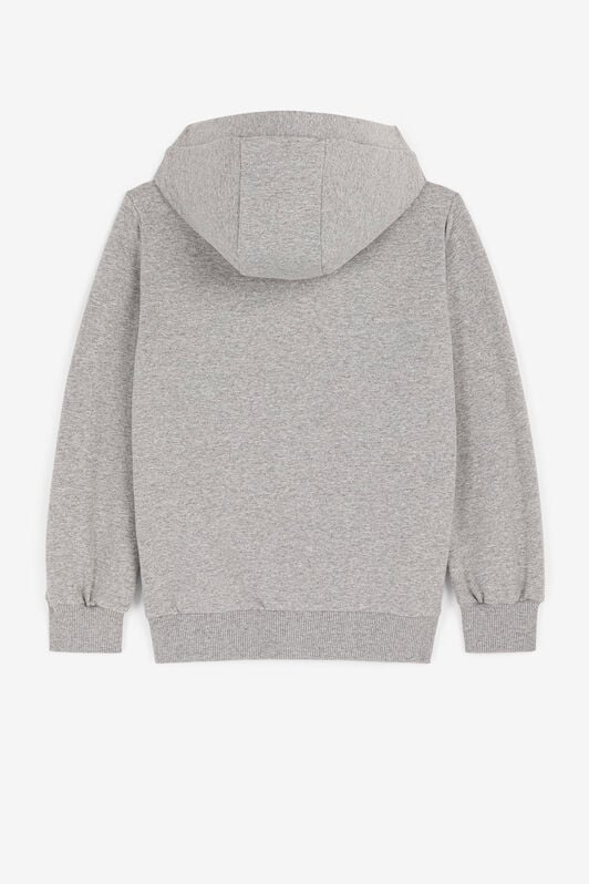 JU Hoodie mit Logo-Applikation und Reißverschluss JU Hoodie mit Logo-Applikation und Reißverschluss Grau PJT648-CF050