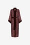 RC Cappotto con cintura stampa Leopard RC Cappotto con cintura stampa Leopard Fucsia RWT504-4QI13