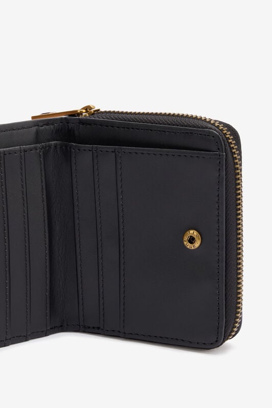 JC Wallet With Snakes And Logo JC Wallet With Snakes And Logo Black TFP038-TF497