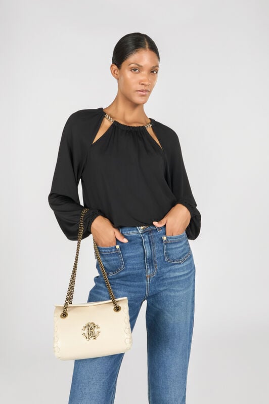 RC Shoulder bag with Monogram RC RC Shoulder bag with Monogram RC Ivory OOB00B-PZ015