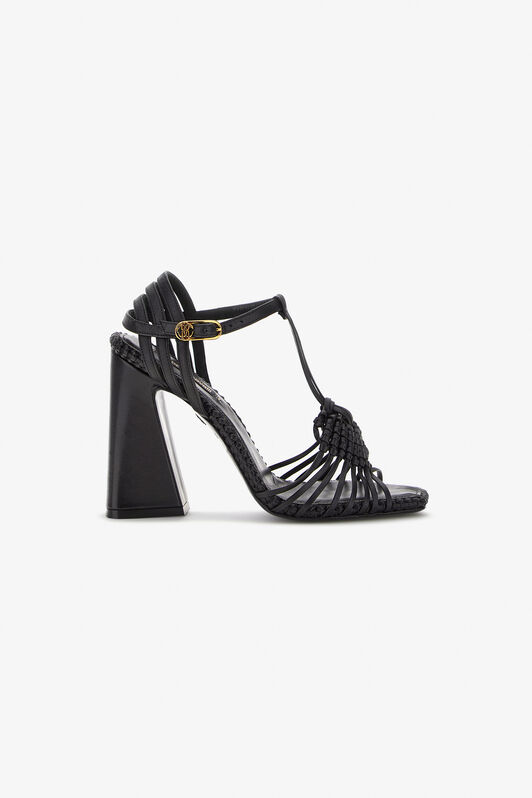 RC Sandals with weaves Black SWS012-PZ899