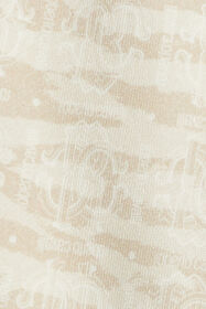 JU Pants With RC Monogram And Tiger Skin Print Ivory UJT221-5OO44