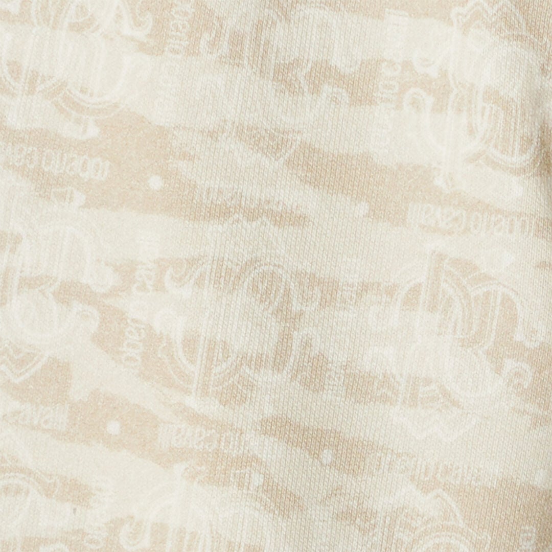 JU Pants With RC Monogram And Tiger Skin Print JU Pants With RC Monogram And Tiger Skin Print Ivory UJT221-5OO44