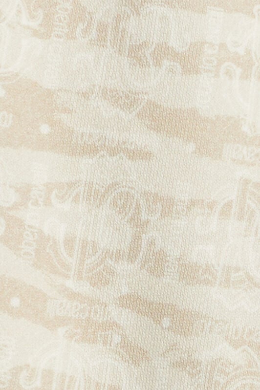 JU Pants With RC Monogram And Tiger Skin Print JU Pants With RC Monogram And Tiger Skin Print Ivory UJT221-5OO44