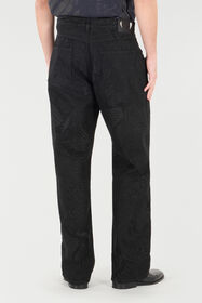 RC Pantalon À Imprimé Python Noir URJ210-4NN53