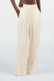 JC Pantalón Ancho Crema Con Cut-Out OFF WHITE UFT091-UF130