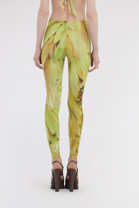 RC Plumage print Leggings RC Plumage print Leggings Light green SWT20A-LNL71