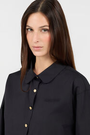 RC Camicia Nera con Bottoni Dorati BLACK TOT70B-FA005