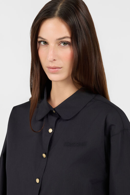 RC Camicia Nera con Bottoni Dorati RC Camicia Nera con Bottoni Dorati BLACK TOT70B-FA005