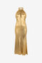 RC Maxi Abito Stampa Serpentine BEIGE/GOLD WWT141-JFS31