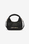 JC Top-Stitched Hobo Bag With Logo JC Top-Stitched Hobo Bag With Logo Black UFB069-UF438