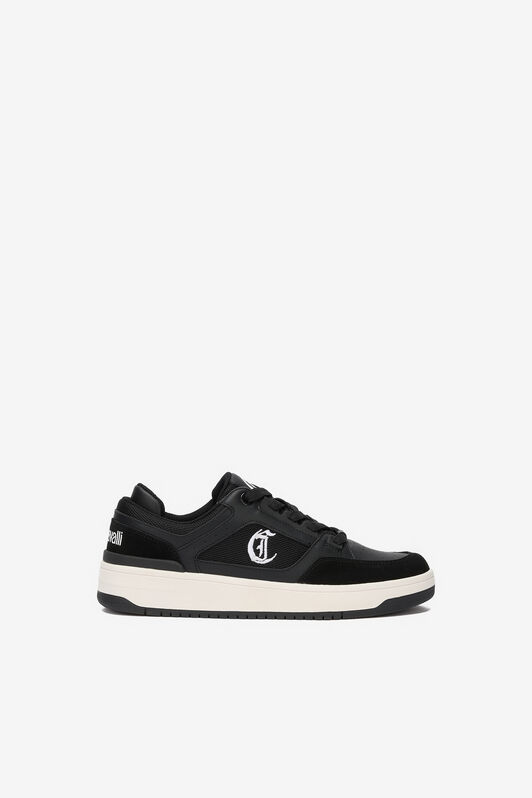 JC Black Leather Sneakers BLACK VFS066-VF524