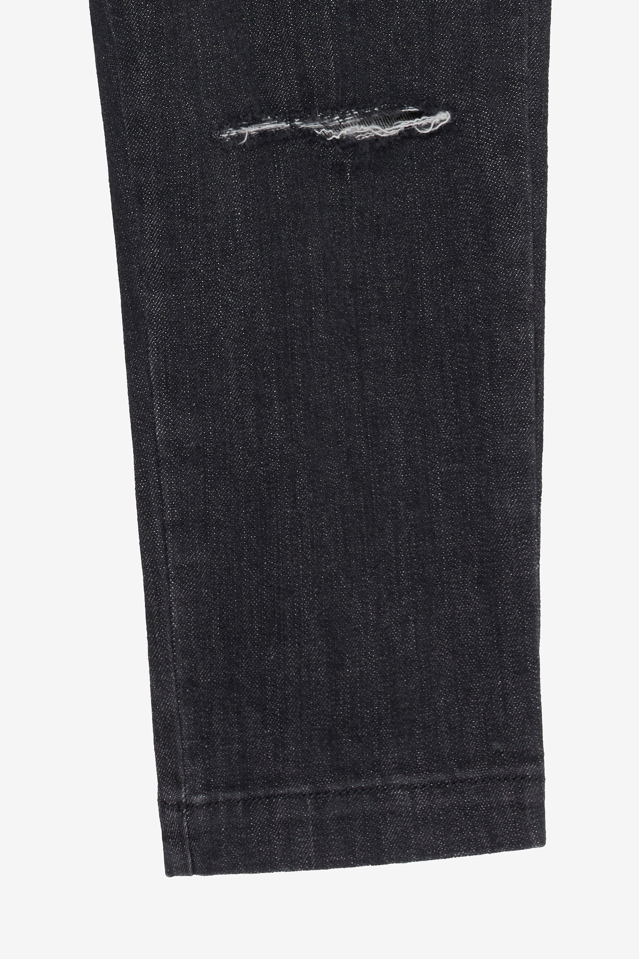JU Black Ripped Jeans BLACK UJJ20B-DN001