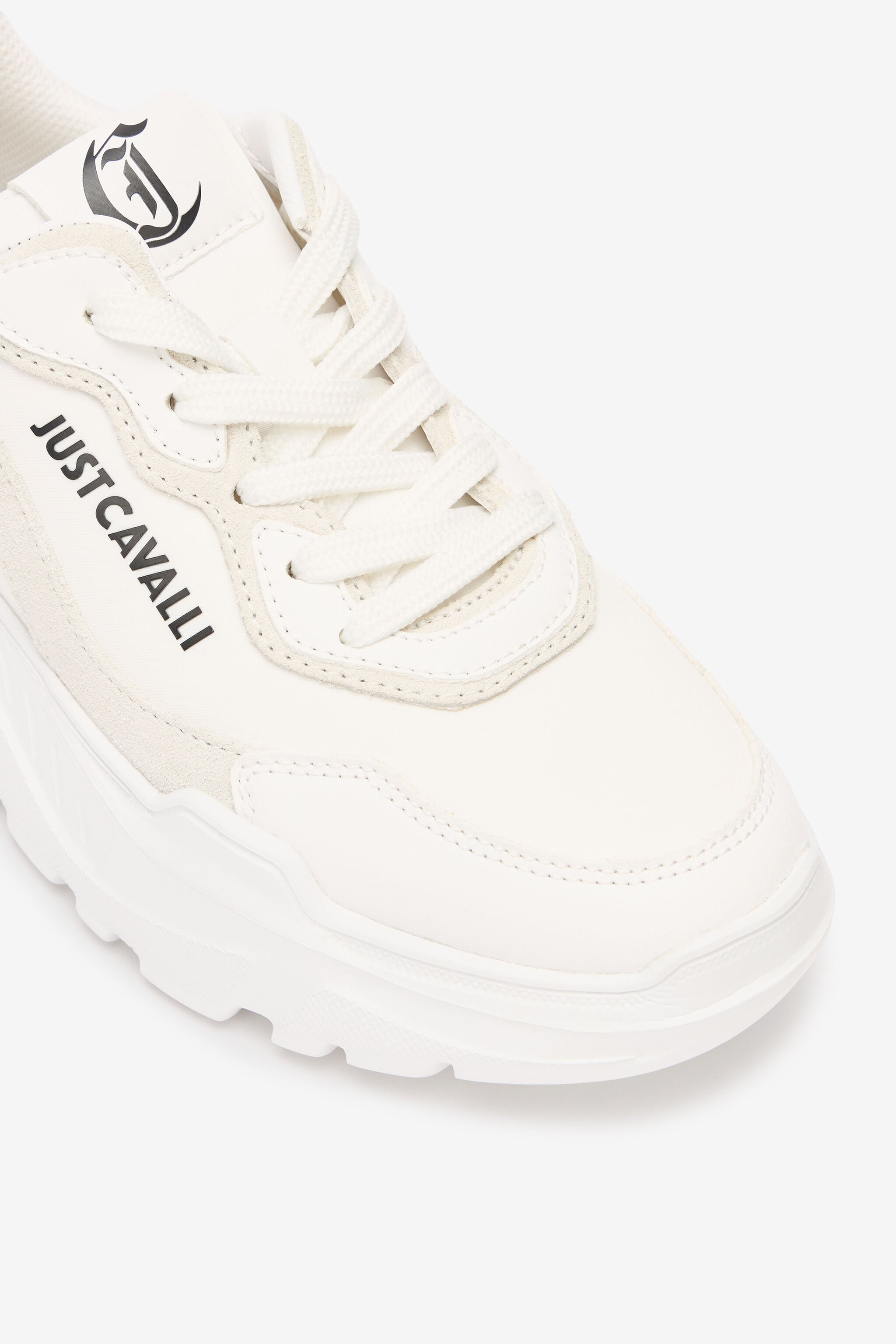 JC Sneakers Mit Profilsohle Und Logo JC Sneakers Mit Profilsohle Und Logo Weiß UFS037-UF359