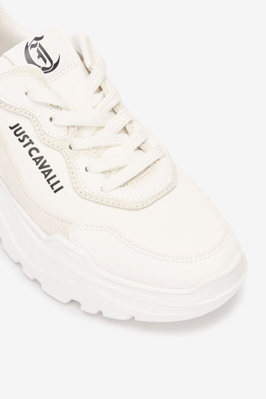 JC Sneakers Mit Profilsohle Und Logo JC Sneakers Mit Profilsohle Und Logo Weiß UFS037-UF359