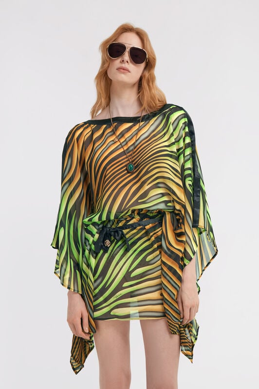 RC Zebra Print Kaftan RC Zebra Print Kaftan TIGER GREEN KSW00B-7GI20