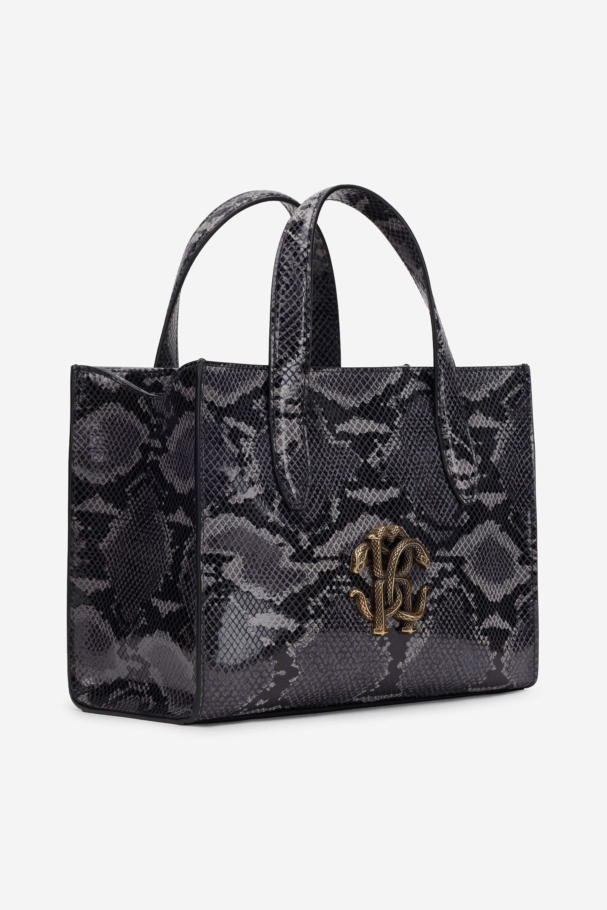 RC Snake Print Shopping Bag RC Snake Print Shopping Bag ASPHALT ROB00F-PZ03S