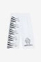 JU Bermuda De Sport À Imprimé Zèbre Et Monogramme RC JU Bermuda De Sport À Imprimé Zèbre Et Monogramme RC Blanc UJT25A-CF050