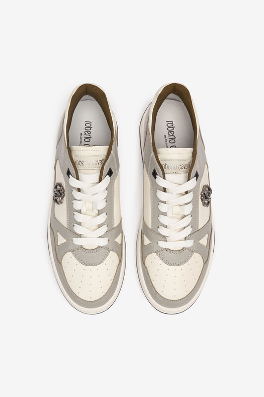 RC Sneakers With Mirror Snake Monogram GRIGIO/NERO SRS044-PZA90