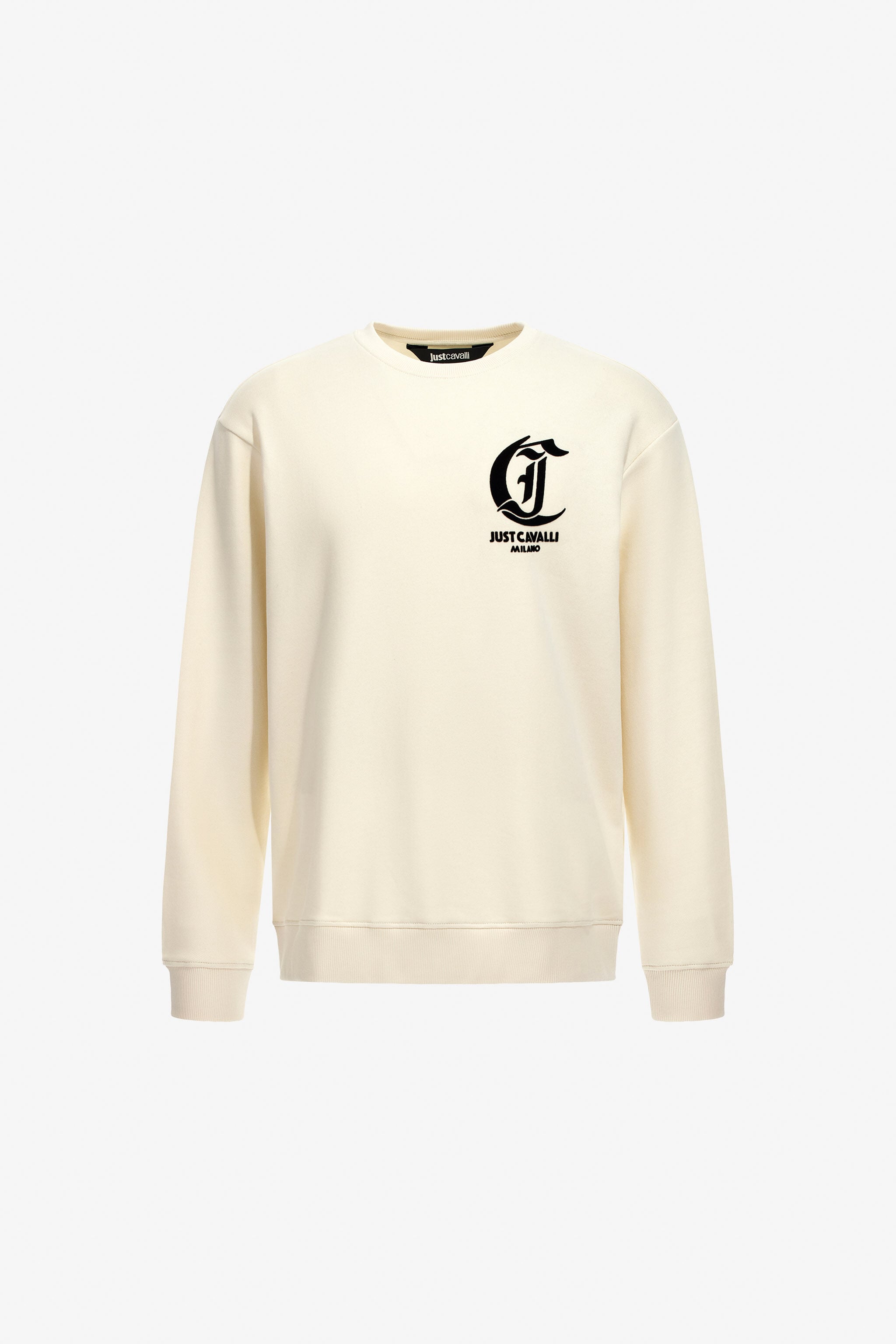 JC Just Cavalli Sweatshirt JC Just Cavalli Sweatshirt Ivory TFT061-TF078