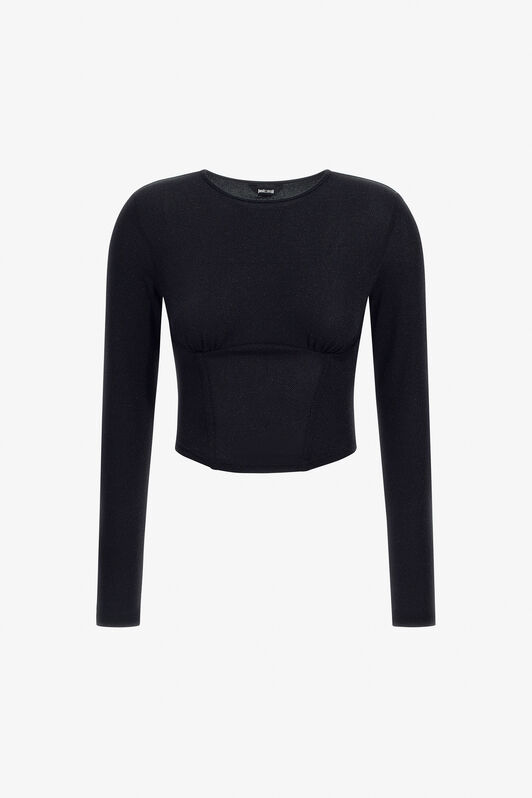 JC Just Cavalli Top JC Just Cavalli Top Schwarz TFT113-TF169
